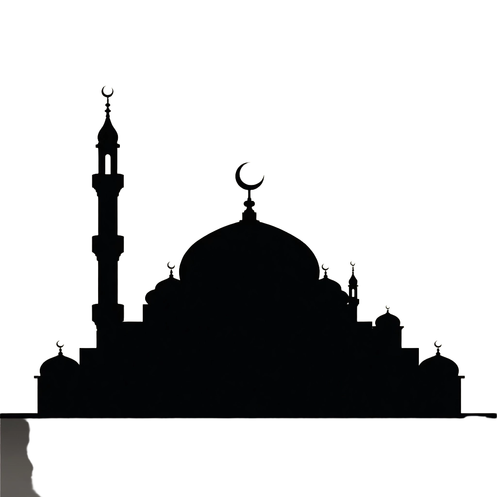 Silhouette of a Mosque